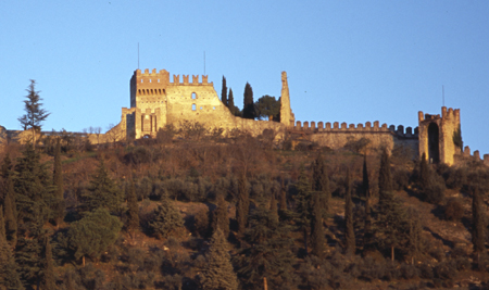 Veduta del castello di Marostica