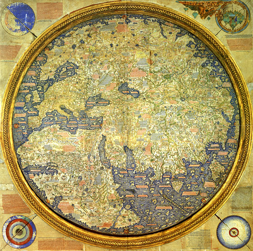 Planisfero di Fra Mauro del 1450 circa