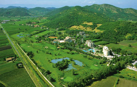 veduta di Galzignano terme