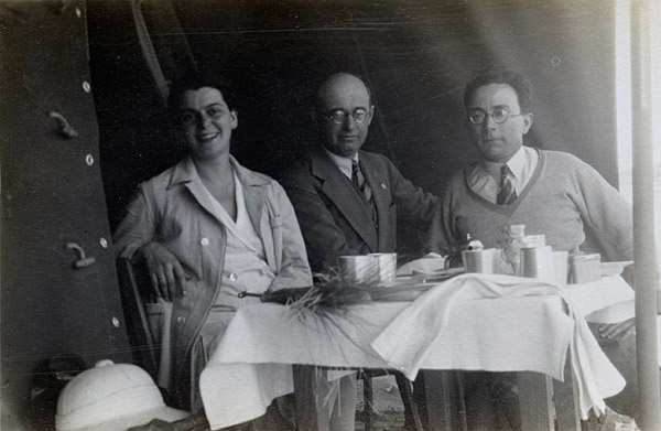 Carlo Anti e Fausto Franco  in missione a Tebtynis, 1930-1931