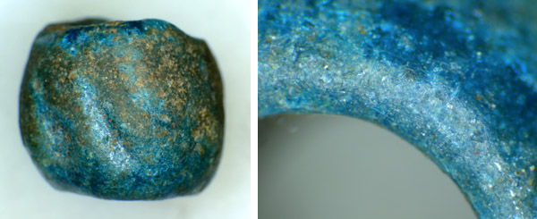 Vago di collana in fayence