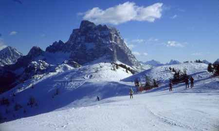 Piste da sci in Val Zoldana