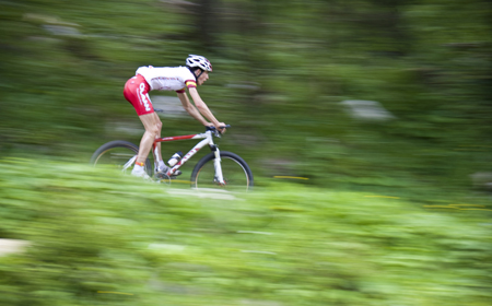 mountain-bike nell'Altopiano