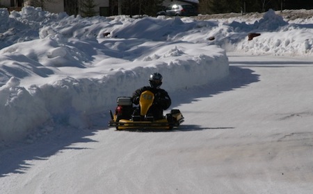 go-kart su ghiaccio
