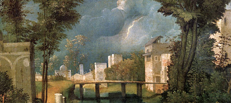 Giorgione, La Tempesta, particolare
