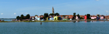 la laguna di Venezia, isola di Burano