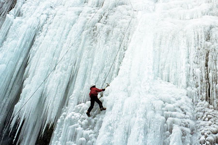 ice climbing