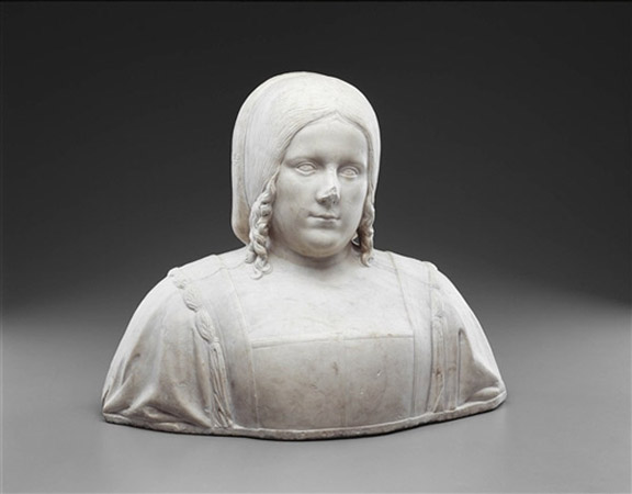 Busto di Caterina Cornaro, marmo. Detroit