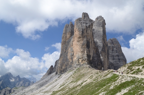 Le Tre Cime e Forcella Lavaredo, dal versante veneto